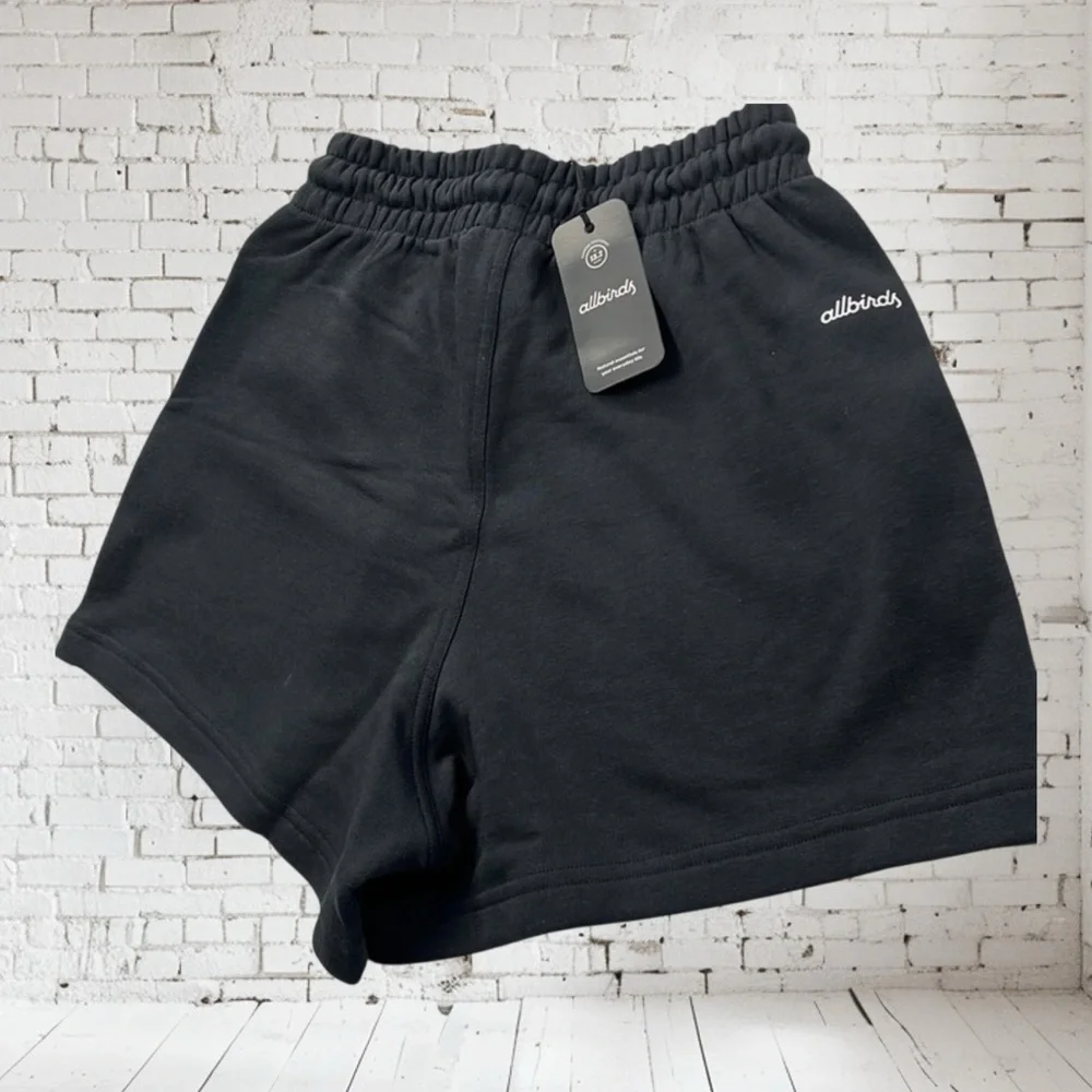 Allbirds Men’s Sweatshorts Small NWT | Black + Sustainable Comfort